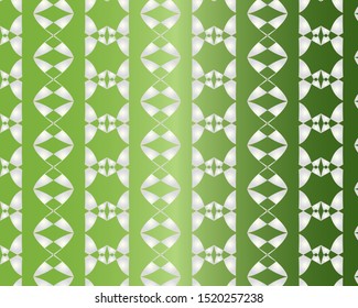 Geometrical shape pattern design for fabric and wallpaper