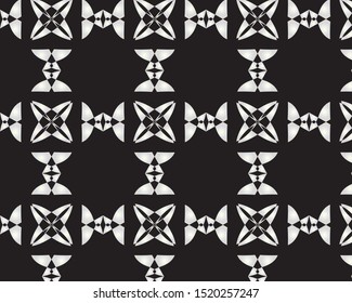 Geometrical shape pattern design for fabric and wallpaper