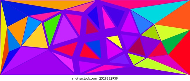 Geometrical Shape Polygonal Background Abstract Banner