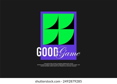 geometrical shape for streetwear urban fashion template for printing with motivational quotes
