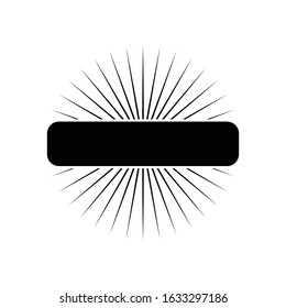 Geometrical shape sunburst vector illustration