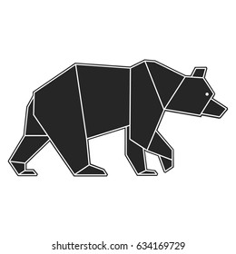 Geometrical shaped bear.