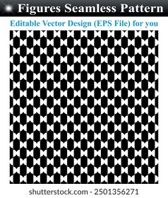 Geometrical shapes backdrop. Figures seamless pattern. Ethnic ornament. Simple forms background. Folk wallpaper. Tribal motif. Digital paper, textile print, abstract illustration, vector Design