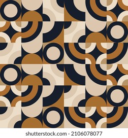 Formas geométricas de fondo de fondo de pared construidas de textura vectorial abstracta con formas geométricas de color, útiles para el diseño de patrones, fondo, arte de afiches, portada de página, impresión de alta tecnología, ilustración