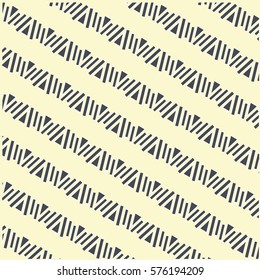 Geometrical shapes diagonal pattern, dark on light, stock vector illustration