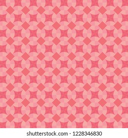 Geometrical Shapes Floral Pattern Background