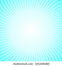 Geometrical spiral background - vector graphic design from swirling rays