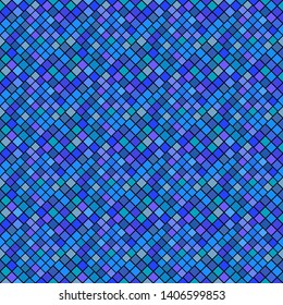 Geometrical square pattern background design - abstract royal blue vector illustration