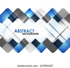 Geometrical squares modern template