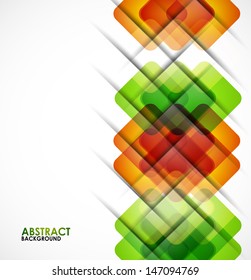 Geometrical squares modern template