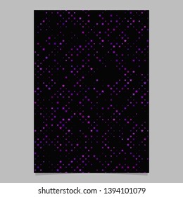 Geometrical star pattern background brochure template - vector graphic