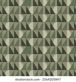 Geometrical style seamless vector pattern