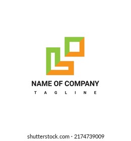Geometrical stylish and modern logo templet for company