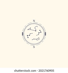 geometrical tattoo black and white vector