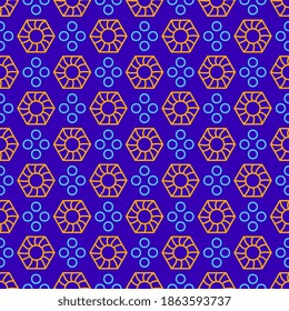 geometrisch-textiler Stil nahtlos Muster. Muster-Hintergrunddesign wiederholen