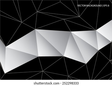 Geometrical texture. Abstract polygonal background. Triangles background