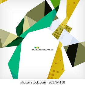 Geometrical unusual pattern - business abstract modern design