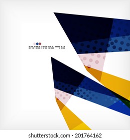 Patrón inusual geométrico - diseño moderno abstracto de negocios