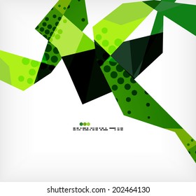 Geometrical unusual pattern - business abstract modern design