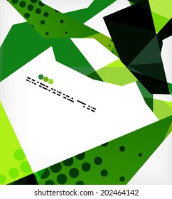 Geometrical unusual pattern - business abstract modern design