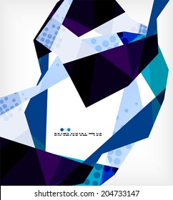 Geometrical unusual pattern - business abstract modern design