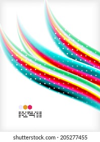 Geometrical unusual pattern - business abstract modern design