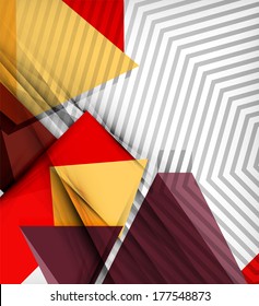 Geometrischer, abstrakter Vektorhintergrund. Für Infografiken, Business-Hintergründe, Technologievorlagen, Visitenkarten