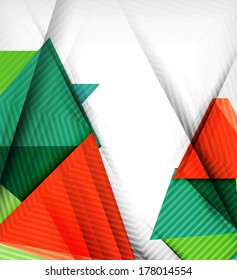 Geometrical vector abstract background. For infographics, business backgrounds, technology templates, business cards