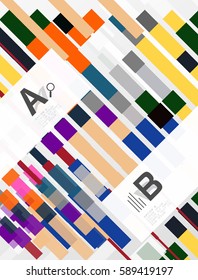 Fondo abstracto vectorial geométrico con infografía