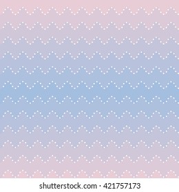 Geometrical vector abstract texture. Trendy color pink and purple. Delicate ombre pastel background and wallpaper for your design. Wave pattern. Vector illustration. 