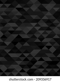 Geometrical vector black background
