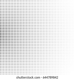 Geometrical vector halftone abstract texture. Trendy halftone dot background. Grunge texture for your design.  Vector illustration.