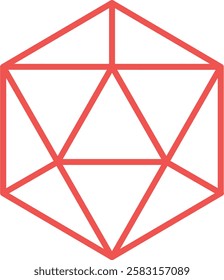 Geometrical vector icon. Can be used for printing, mobile and web applications.