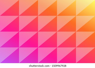 Geometrical vector pattern design with colorful gradient background