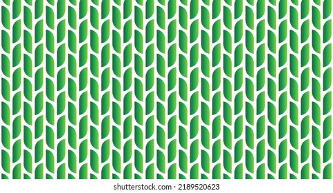 Geometrical vector pattern design in green and light green gradation color. It's good for fabrics or textile. Eco pattern that suitable for the new world.