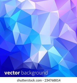 Geometrical vector triangular background. Vector illustration EPS8