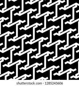 Geometrical wallpaper. Geometric motif. Digital paper, textile print, web design, abstract backdrop. Seamless pattern. Modern backdrop. Figures ornament. Vector.