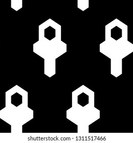 Geometrical wallpaper.Figures, hexagons pattern. Polygons motif. Geometric background. Simple shapes backdrop. Digital paper, abstract. Seamless ornament. Vector