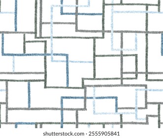 Geometrical watercolor seamless repeat pattern design vector illustration