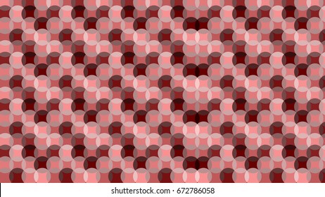 Geometrically constructed background of red and pink circles and ellipses. Abstract background