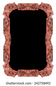Geometrically cut vintage frame