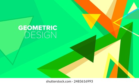 geometric-pattern. abstract geometrical design. vector illustration. banner, poster, hd layout, cover, greeting card template background