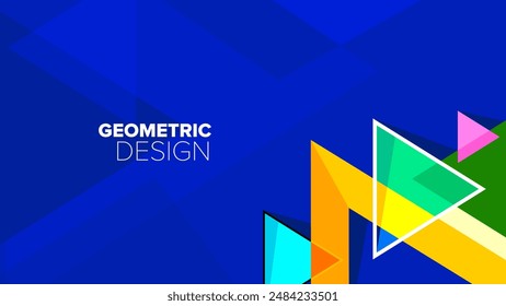 geometric-pattern. abstract geometrical design. vector illustration. banner, poster, hd layout, cover, greeting card template background