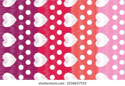 Geometrics Ikat ethnic design.colorful Ikat seamless pattern in tribal, folk embroidery abstract wave art. ornament print. Ikat Design for wallpaper,carpet, clothing, fashion, fabric.