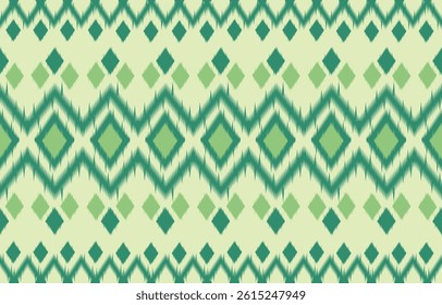 Geometrics Ikat ethnic design.colorful Ikat 
 seamless pattern in tribal, folk embroidery abstract wave art. ornament print. Ikat Design for wallpaper,carpet, clothing, fashion, fabric.