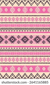 Geometrics Ikat ethnic design.colorful Ikat 
 seamless pattern in tribal, folk embroidery abstract wave art. ornament print. Ikat Design for wallpaper,carpet, clothing, fashion, fabric.