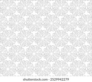 Geometrict Background Pattern Coloring Page
