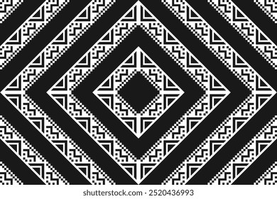 Geometric,Thai,seamless pattern, Navajo, traditional ethnic, fabric pattern for textiles, rugs, wallpaper, clothing, sarong, batik, wrapping, embroidery, print, background, cover, illustration, vector