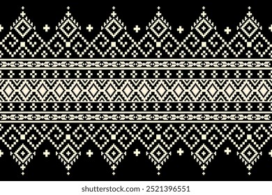 Geometric,Thai,seamless pattern, Navajo, traditional ethnic, fabric pattern for textiles, rugs, wallpaper, clothing, sarong, batik, wrapping, embroidery, print, background, cover, illustration, vector