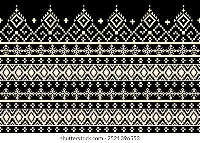 Geometric,Thai,seamless pattern, Navajo, traditional ethnic, fabric pattern for textiles, rugs, wallpaper, clothing, sarong, batik, wrapping, embroidery, print, background, cover, illustration, vector